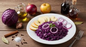 Mijoté de chou rouge léger à la pomme et au vin rouge : recette savoureuse et équilibrée