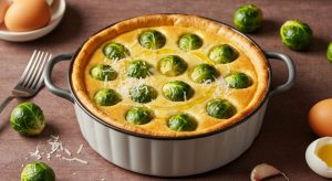 Recette de clafoutis léger aux choux de Bruxelles