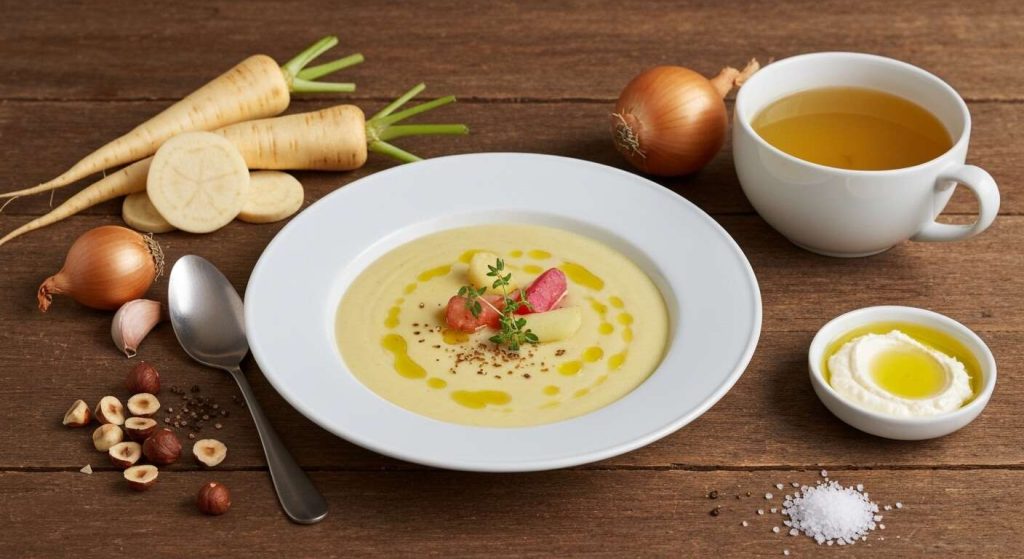 Velouté de panais au fromage frais : recette gourmande