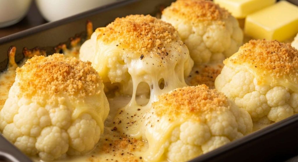 Gratin de chou-fleur au fromage à raclette : une recette Savoureuse