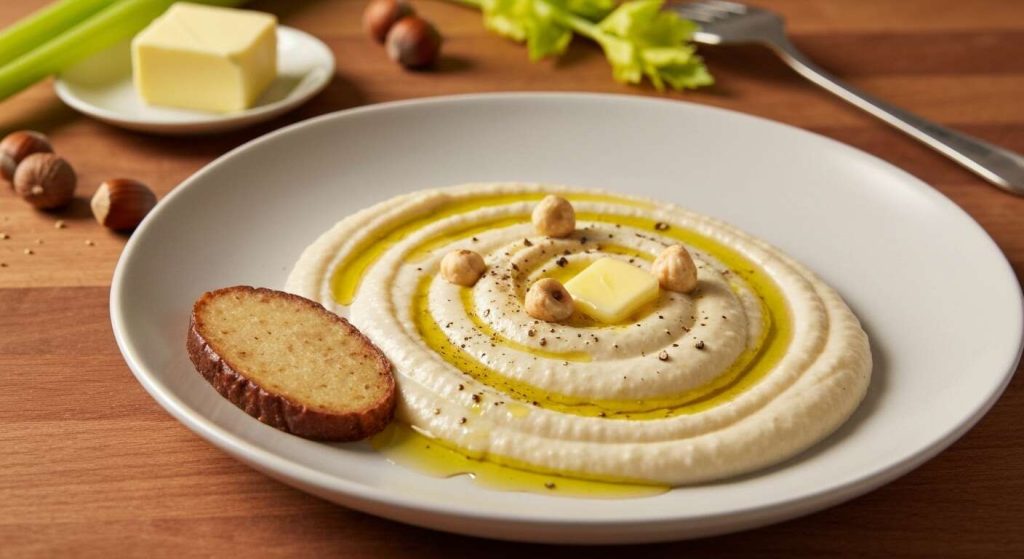 Duo de Purées Céleri et Potimarron au Fromage Frais