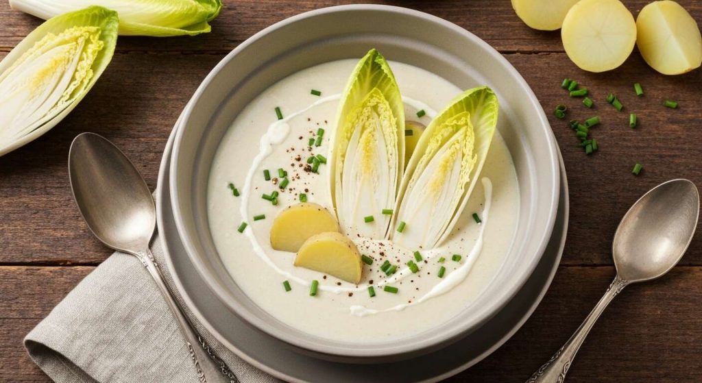 Velouté d'endives au fromage frais : recette gourmande