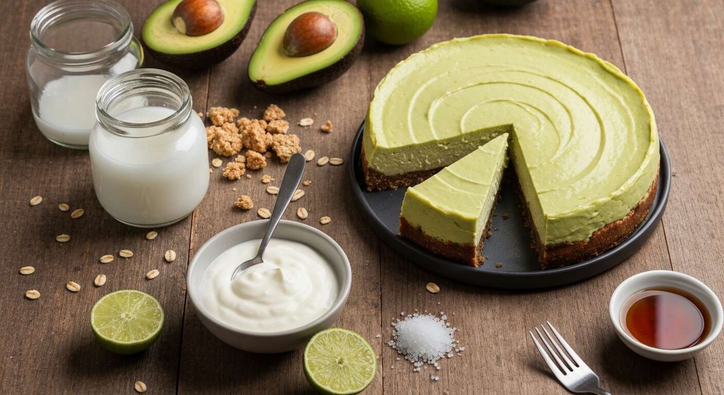 Cheesecake à l'avocat : une recette au fromage frais