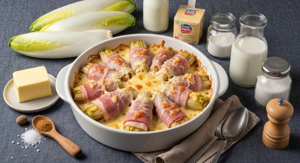 Gratin d'endives au fromage à raclette : recette savoureuse et réconfortante