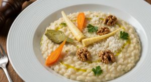 Risotto de légumes anciens à la noix du Périgord : recette gourmande
