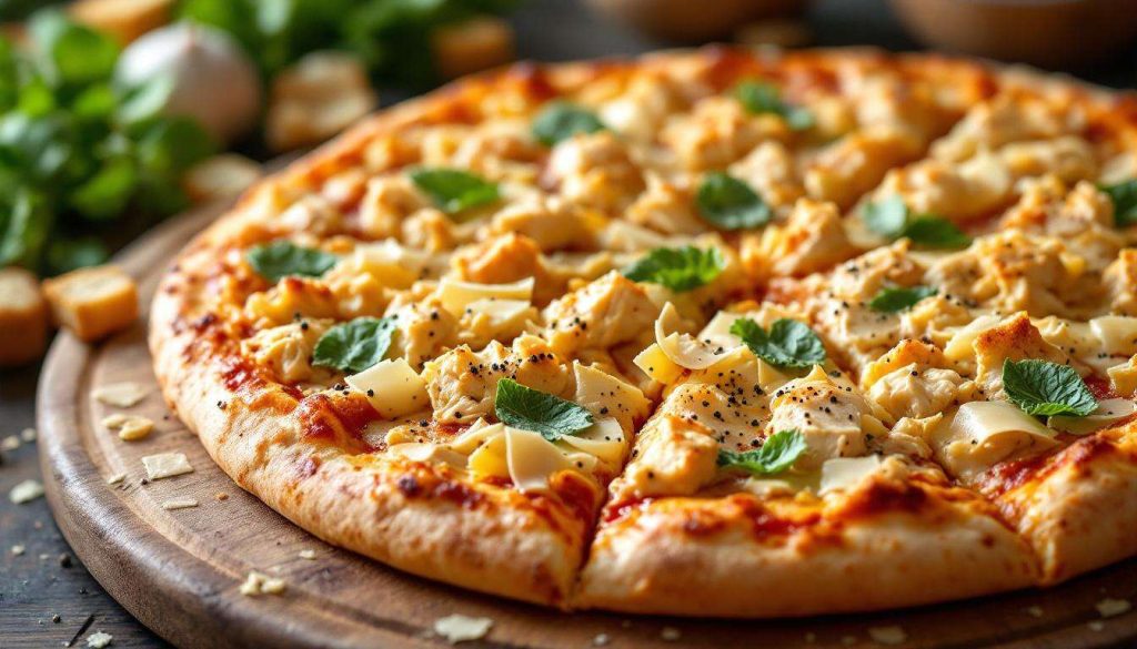 Recette Pizza César aux Copeaux de Parmesan