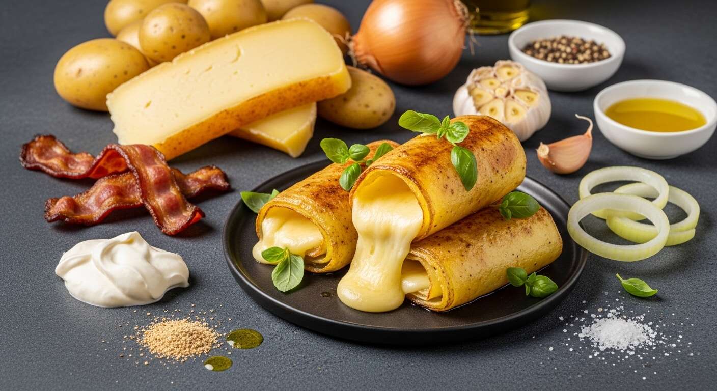 Roules de pomme de terre au fromage à raclette : la recette parfaite
