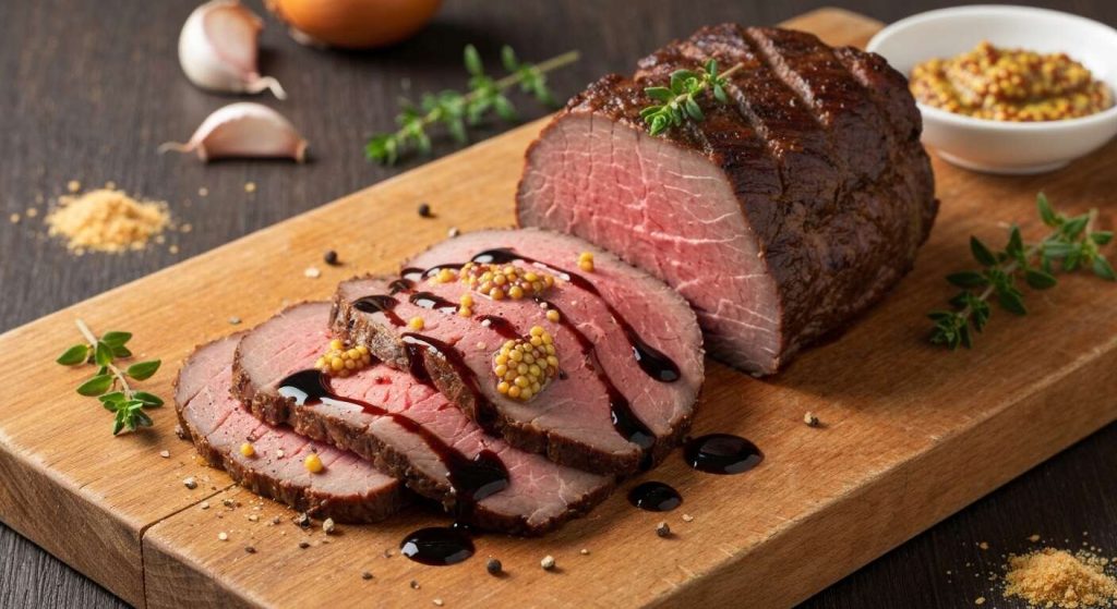 Rosbeef froid mariné : recette légère en tranches