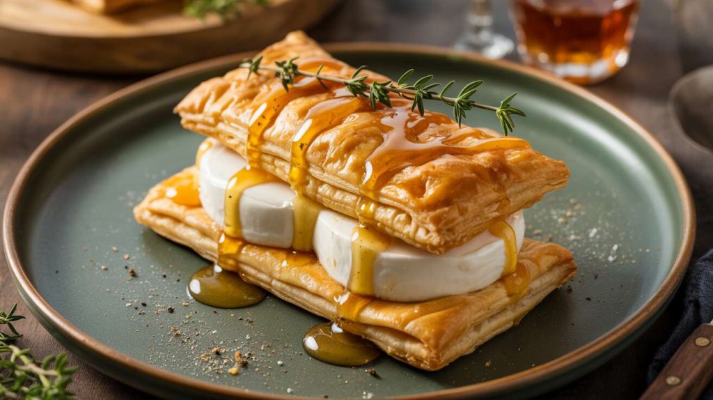 Feuilletés au chèvre frais et miel : une recette gourmande