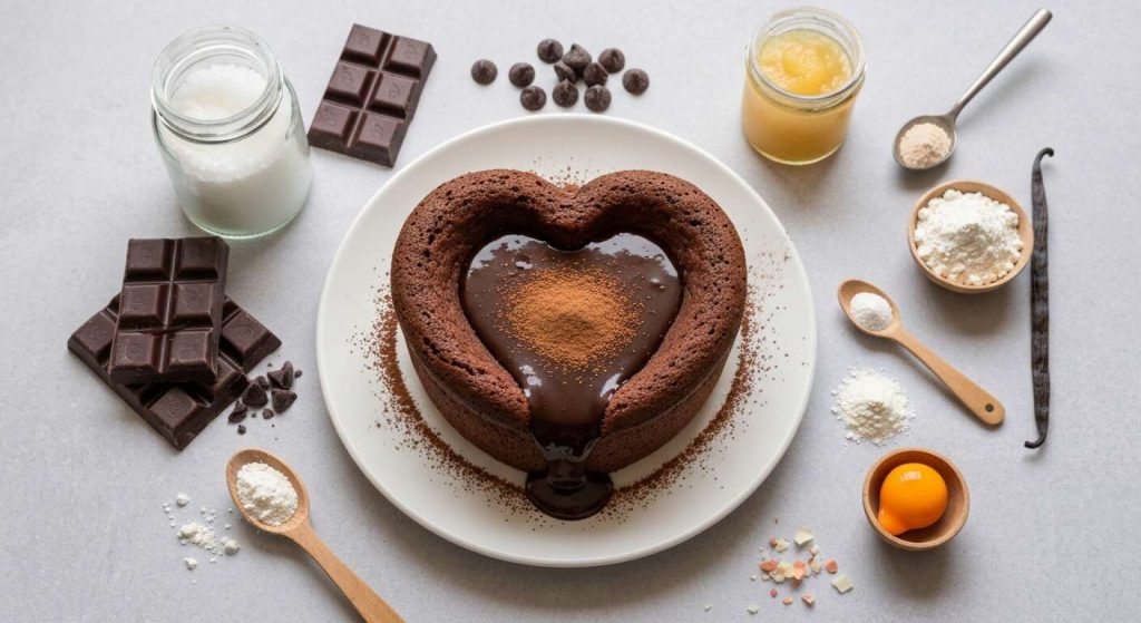 Cœur coulant léger spécial Saint-Valentin : la recette parfaite