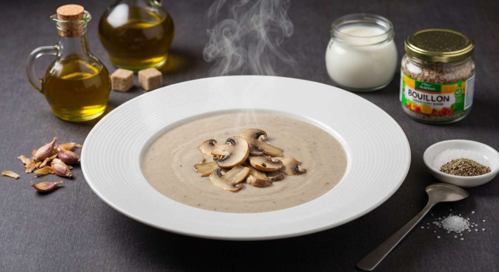 Velouté de champignons : recette facile et délicieuse