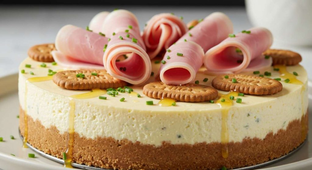 Recette Cheesecake au Jambon et Fromage Frais