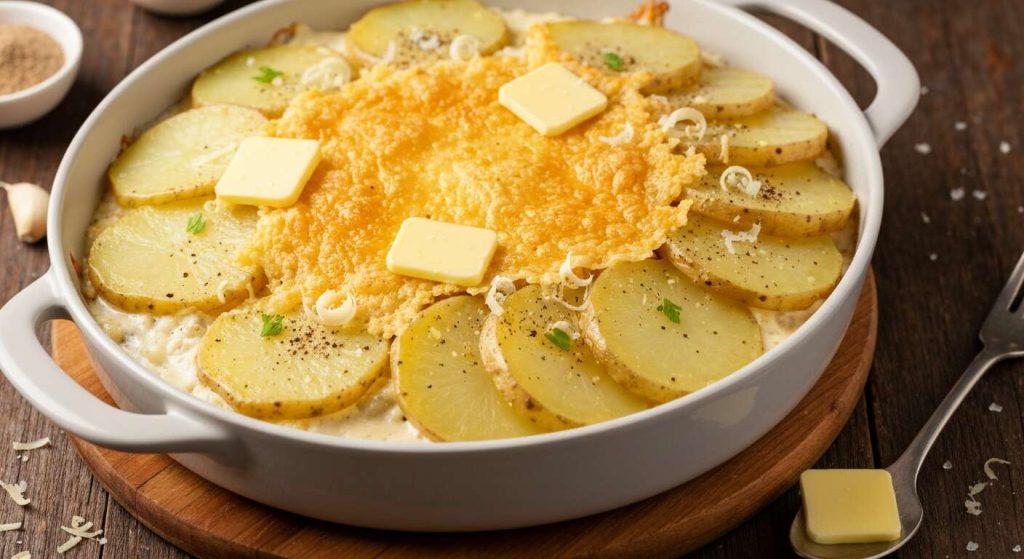 Gratin de pommes de terre au parmesan : une recette savoureuse