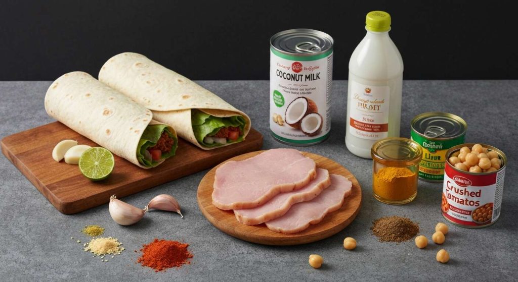 Wraps épicés et légers de dinde à l’indienne : une recette savoureuse