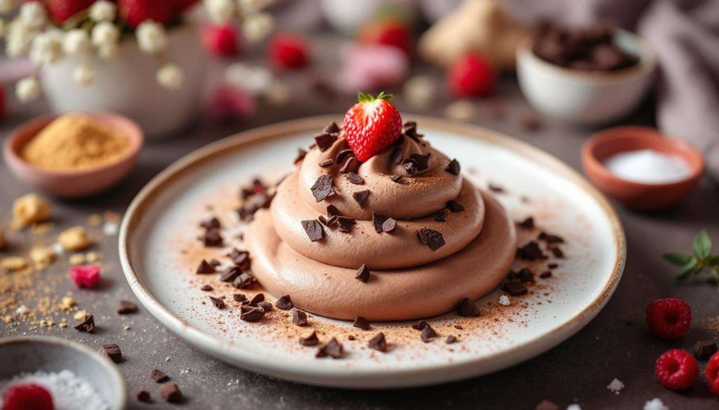 Mousse légère chocolat gingembre pour la Saint-Valentin