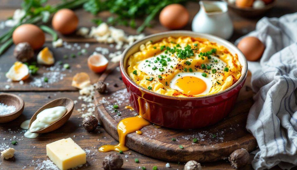 Oeuf cocotte simplissime au fromage frais : la recette facile
