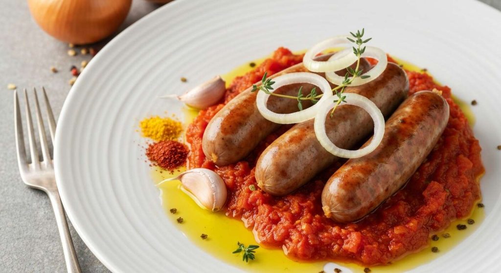 Rougail léger de saucisses Diot de Savoie : recette savoureuse