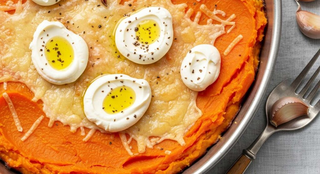 Gratin de patates douces et fromage frais : la recette savoureuse