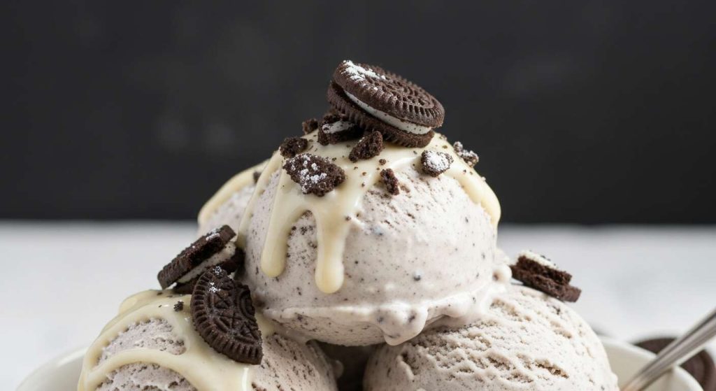 Glace légère saveur Oreo : recette gourmande et facile