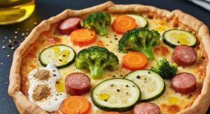 Gratin léger de légumes aux Knacki