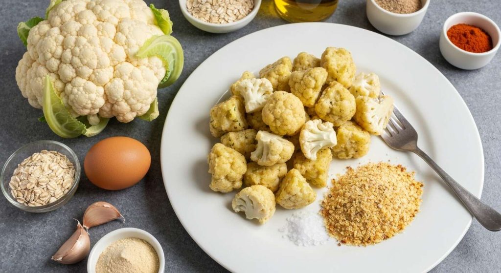 Recette Nuggets de Chou-Fleur et Fromage de Brebis