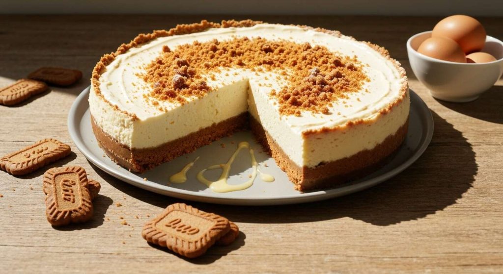 Cheesecake au fromage frais et spéculoos : recette gourmande