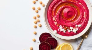 Houmous de betterave : recette croustillante au chèvre