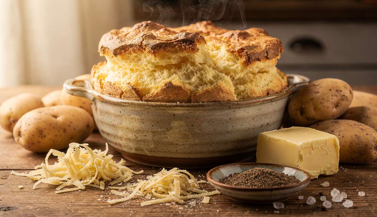 Soufflé de Pommes de Terre au Fromage : recette Savoureuse