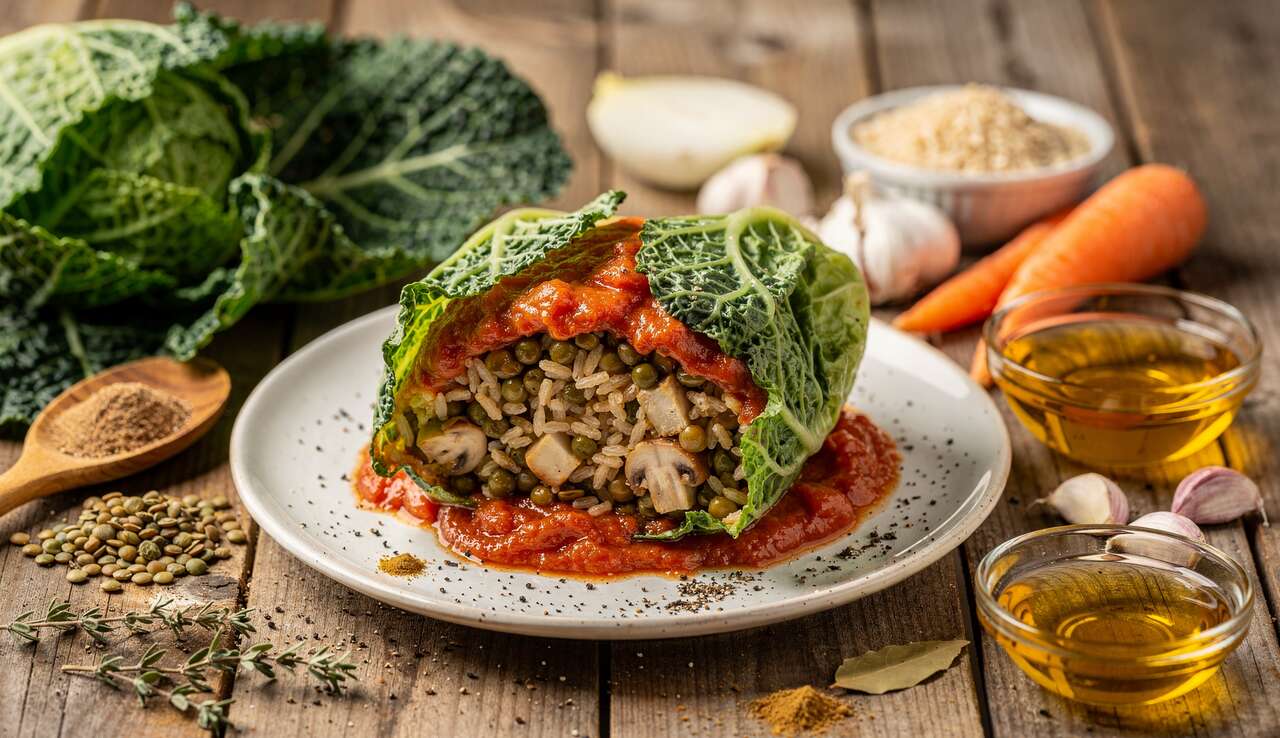 Chou farci végétarien : une recette savoureuse et sans viande