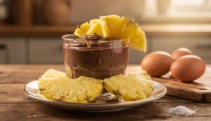 Recette légère : mousse chocolat-ananas Croq'Kilos