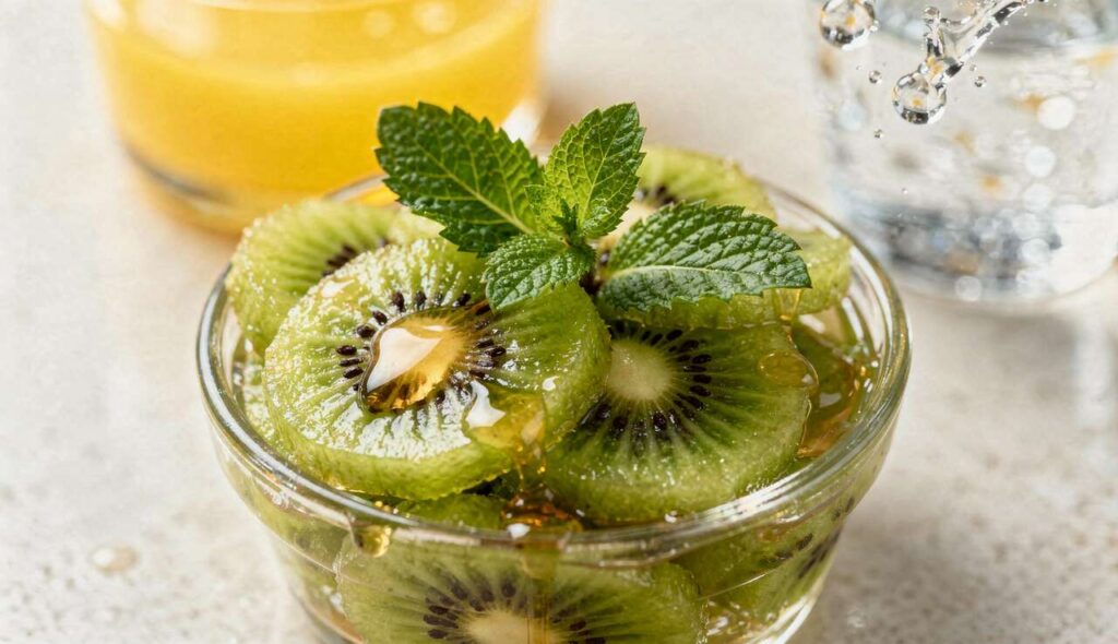 Compote légère aux kiwis et menthe : recette savoureuse et rafraîchissante