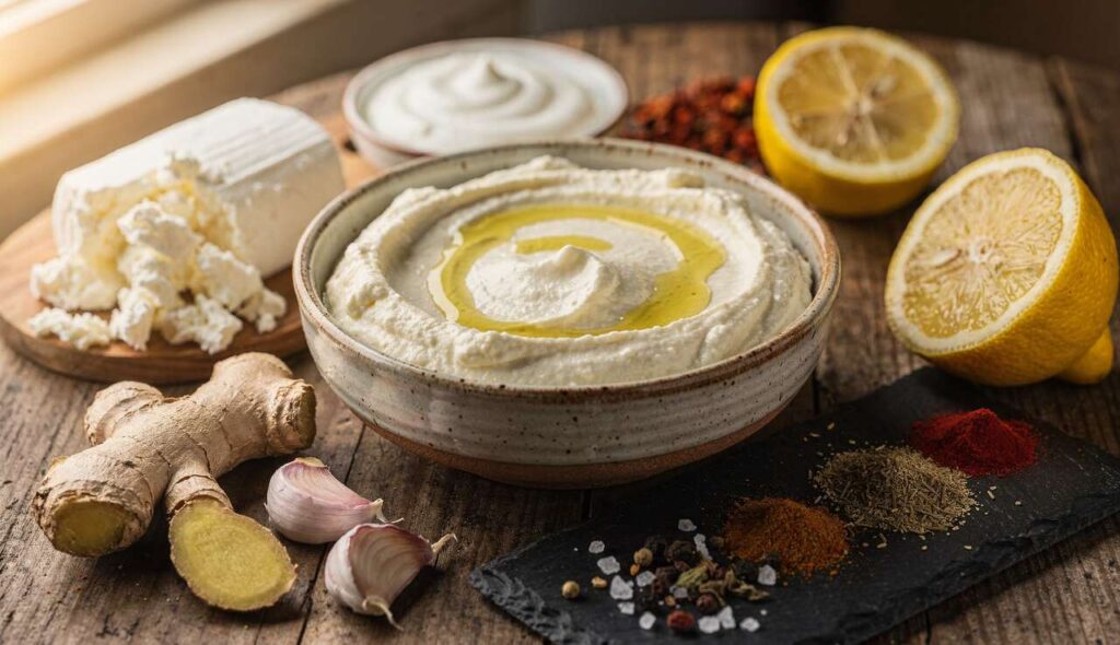 Dip indien au fromage de chèvre frais : recette savoureuse