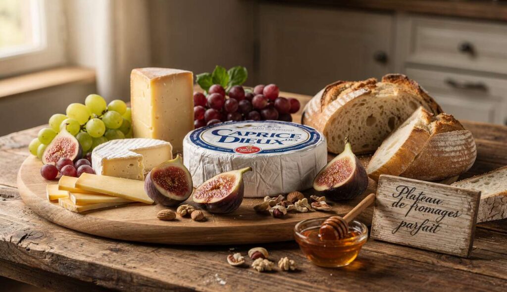 Idées de plateau de fromages avec Caprice des Dieux