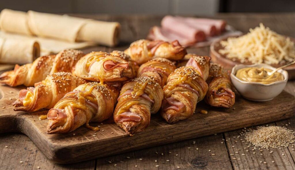 Torsades au jambon et gouda : recette simple et délicieuse