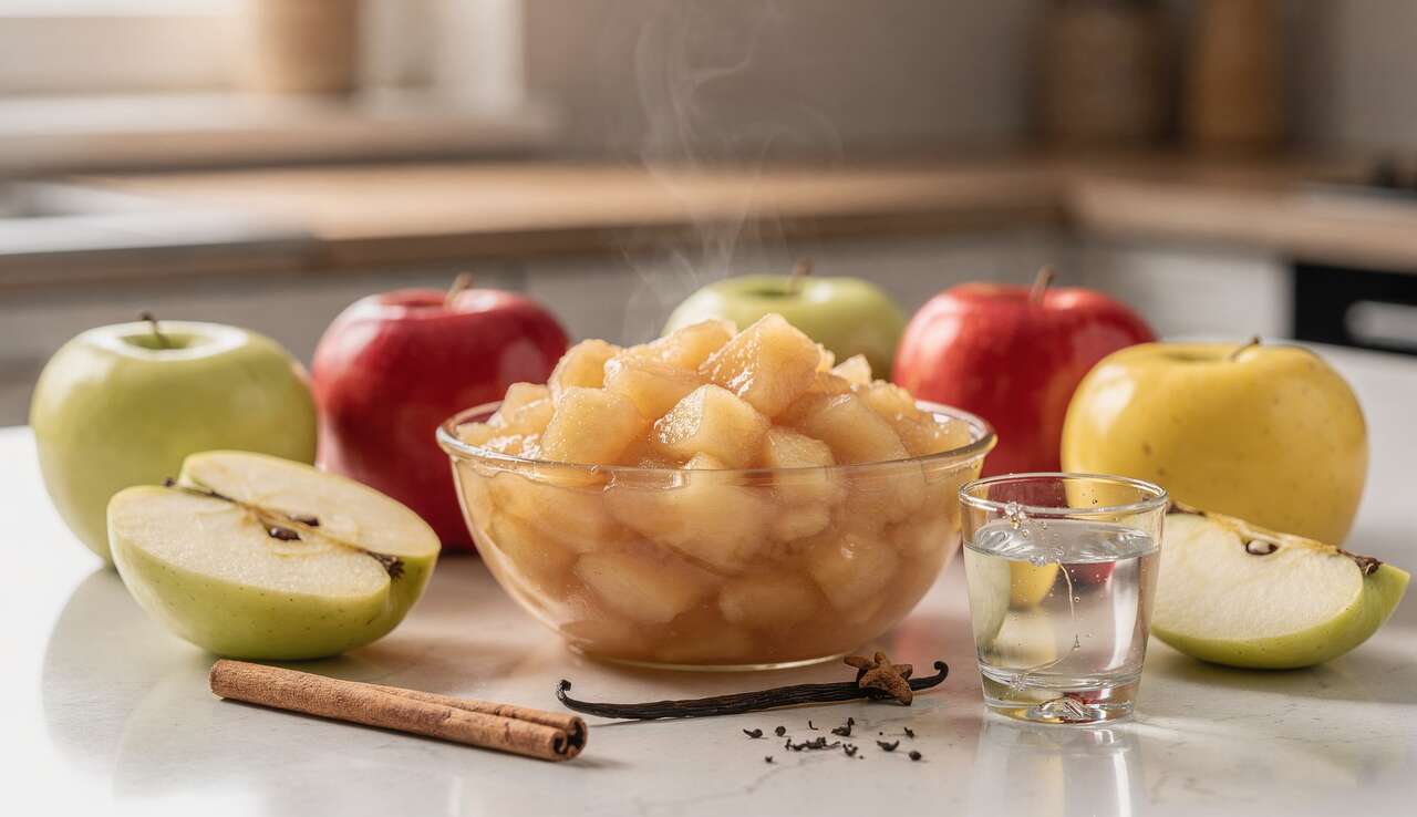 Compote de pommes légère sans sucre ajouté : recette facile et saine