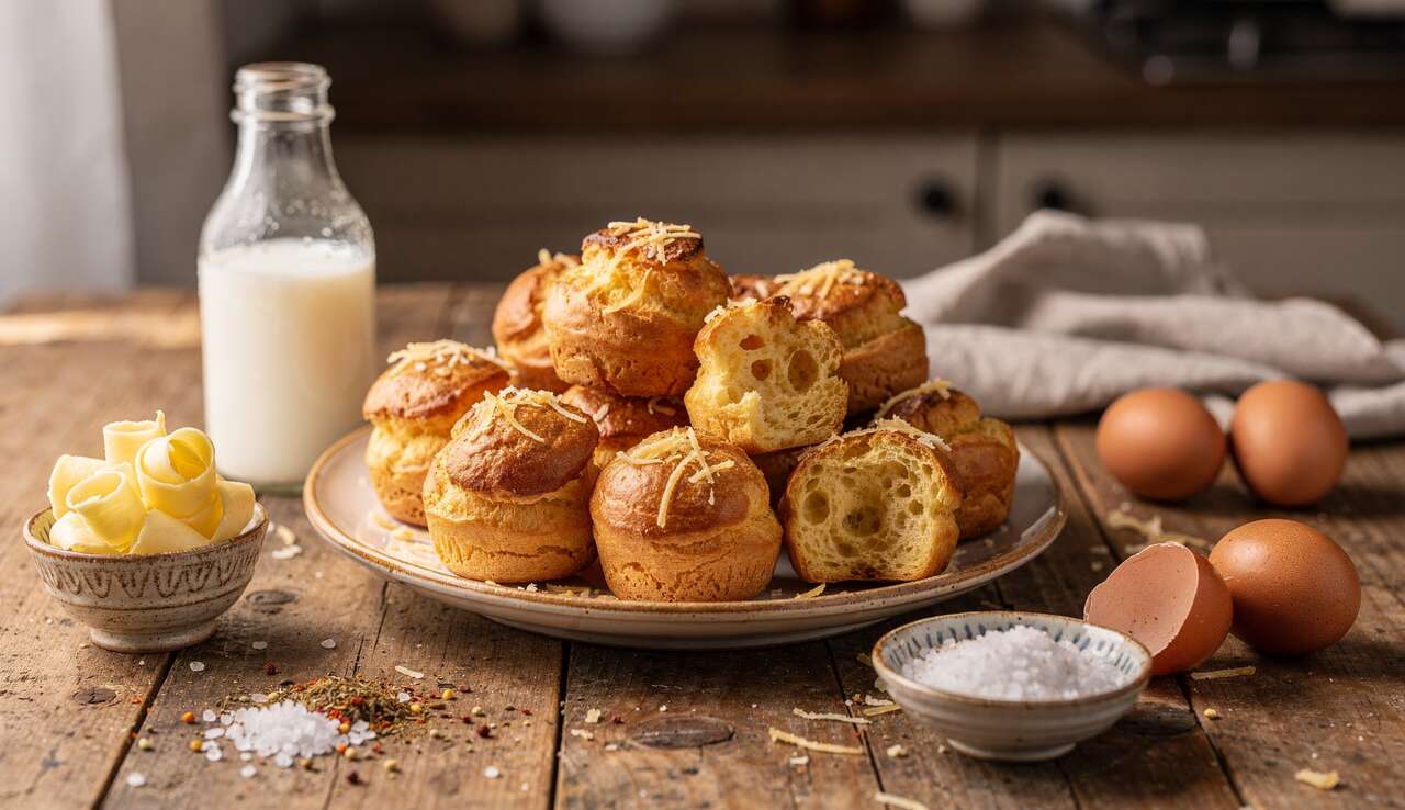 Gougères sans gluten : recette savoureuse et facile