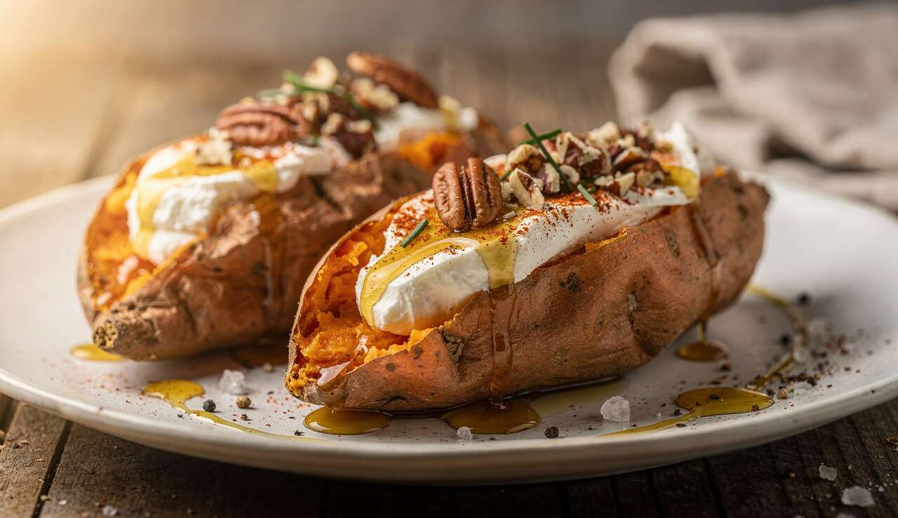 Patates douces farcies au fromage frais : une recette gourmande