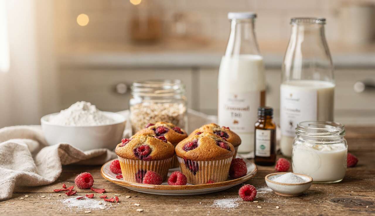 Muffins Aux Framboises : recette Ultra Légère