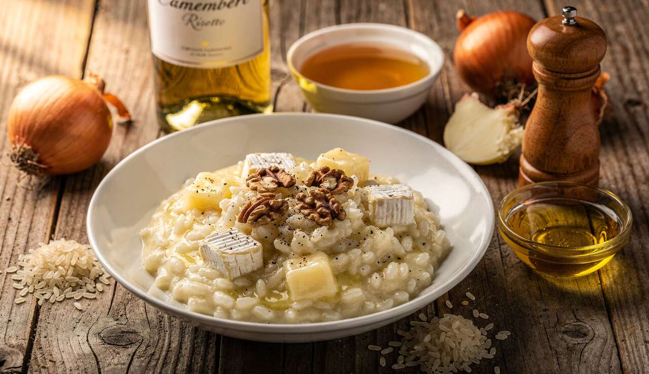 Risotto crémeux au Camembert : une recette gourmande