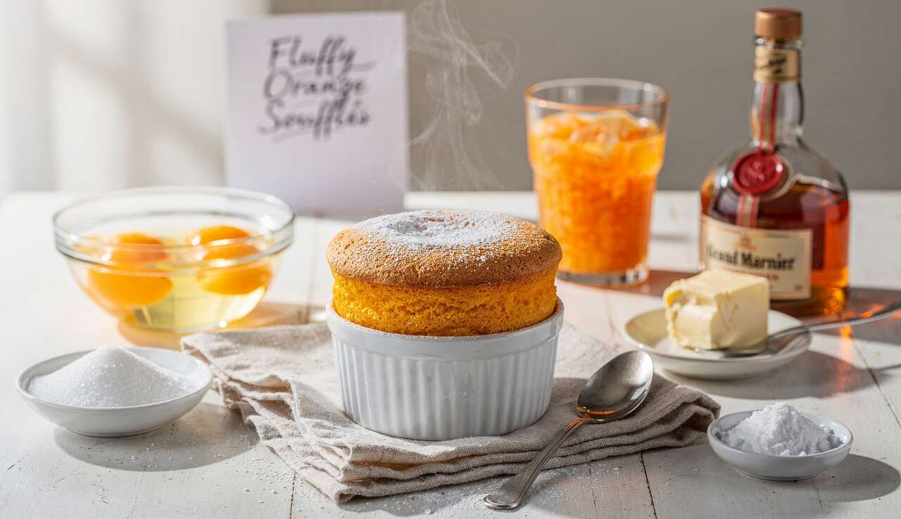 Soufflés légers à l'orange : recette gourmande