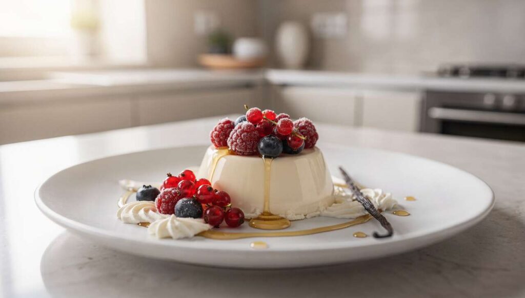 Panna cotta légère aux fruits rouges : une recette élégante pour impressionner vos beaux-parents