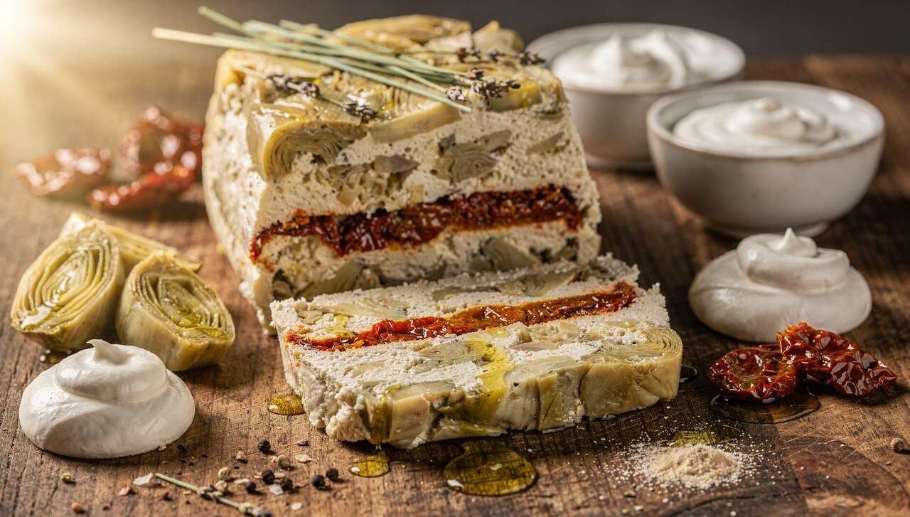 Terrine d'artichaut au fromage frais et tomate séchée : recette gourmande