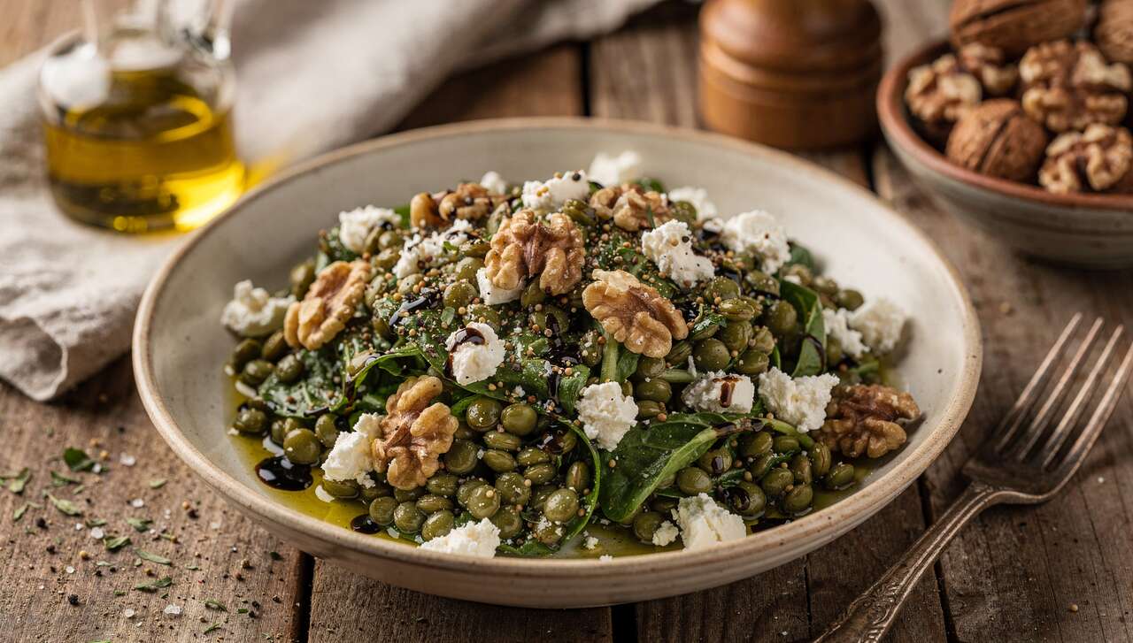 Salade de lentilles et fromage : une recette savoureuse