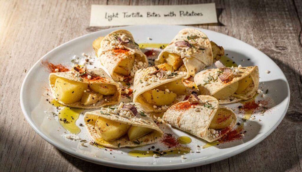Recette : bouchées légères de tortilla aux pommes de terre
