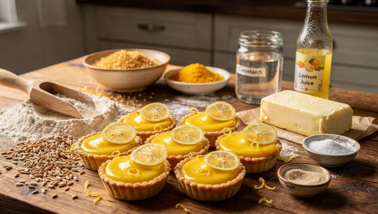 Tartelettes citronnées au lemon curd fait maison : recette légère et gourmande