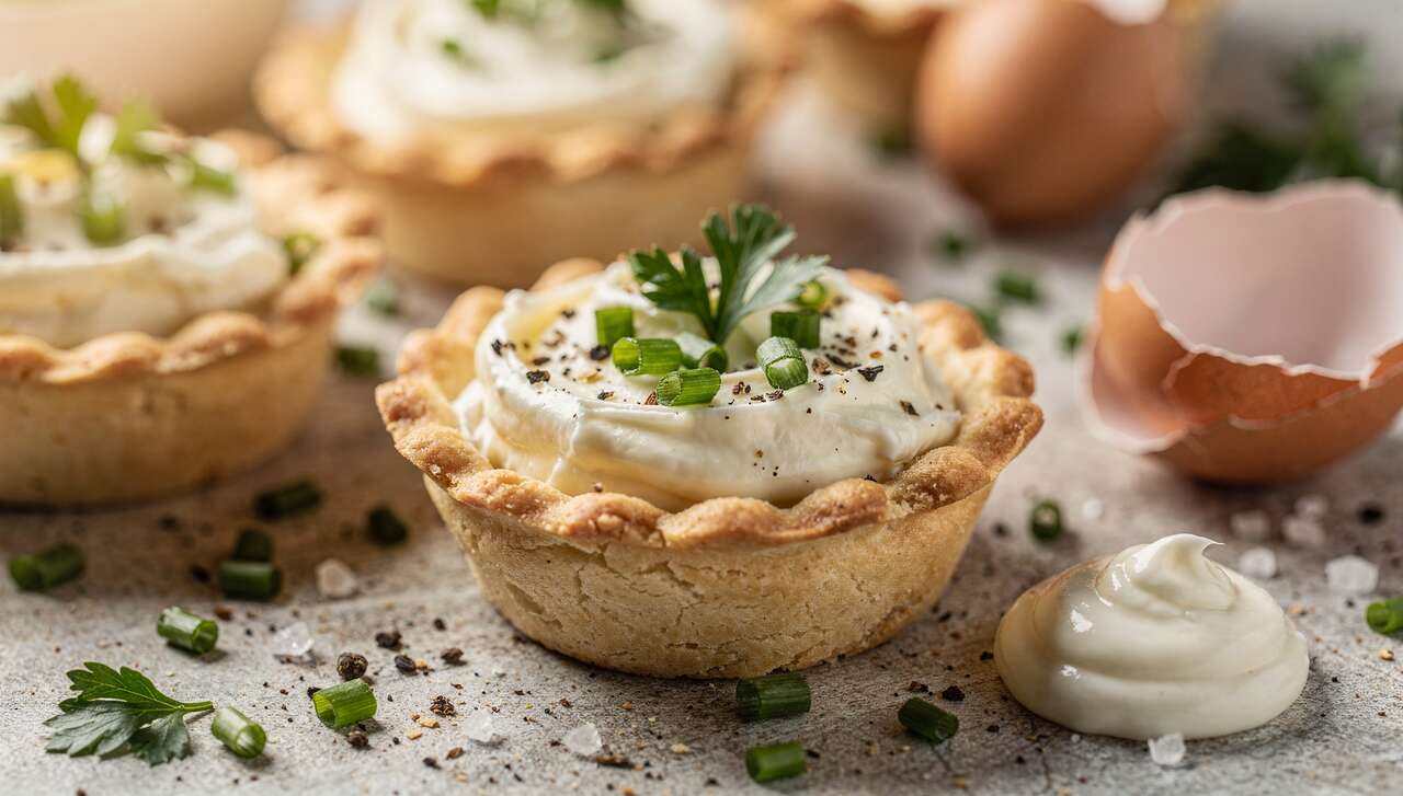 Tartelettes au fromage frais et fines herbes : recette gourmande