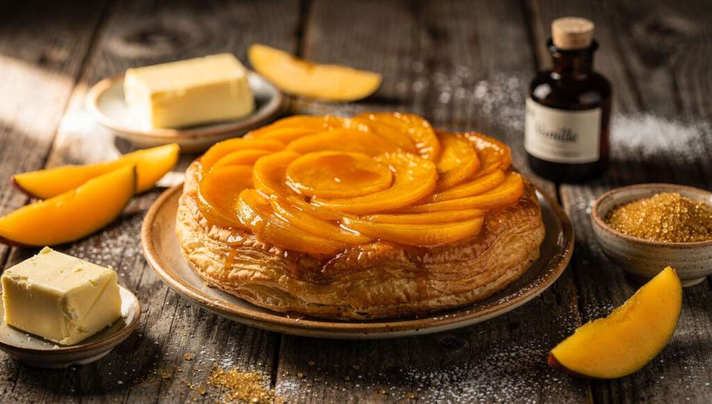 Recette de Tarte Tatin à la Mangue Légère : dessert Exotique à Ne Pas Manquer