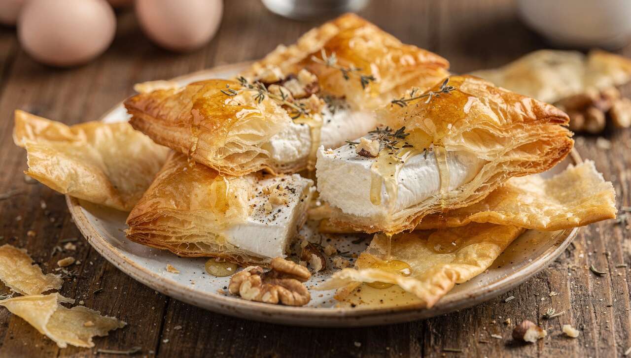 Recette de feuilletés au fromage de chèvre