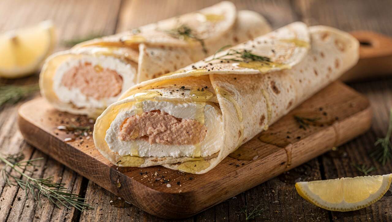 Wrap apéritif au fromage frais et tarama : la recette facile
