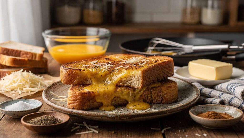 Recette de pain perdu au fromage : une gourmandise savoureuse